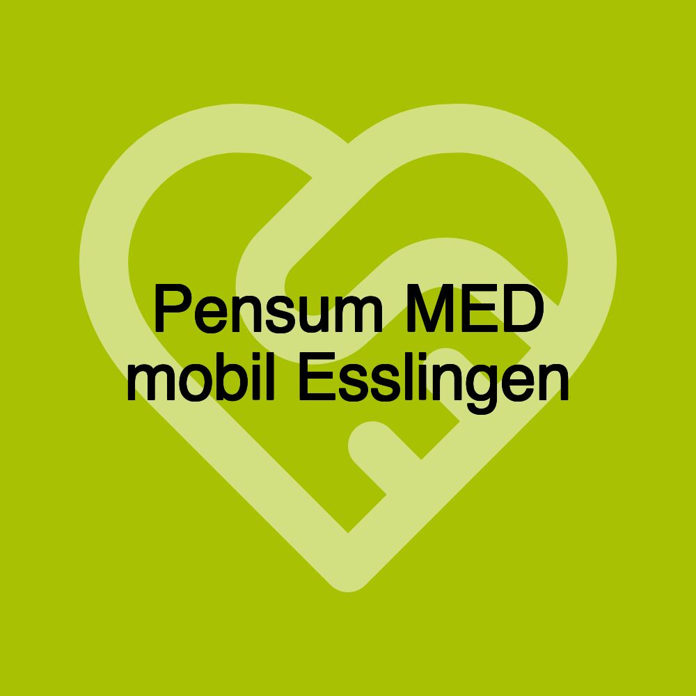 Pensum MED mobil Esslingen