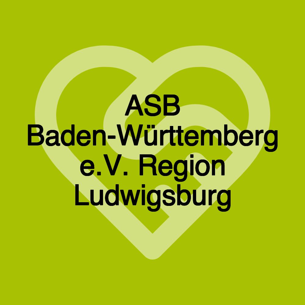 ASB Baden-Württemberg e.V. Region Ludwigsburg