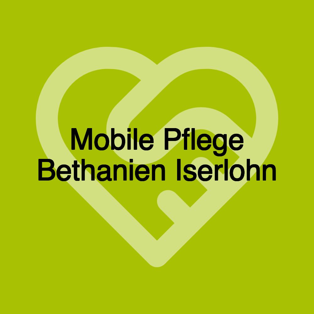 Mobile Pflege Bethanien Iserlohn