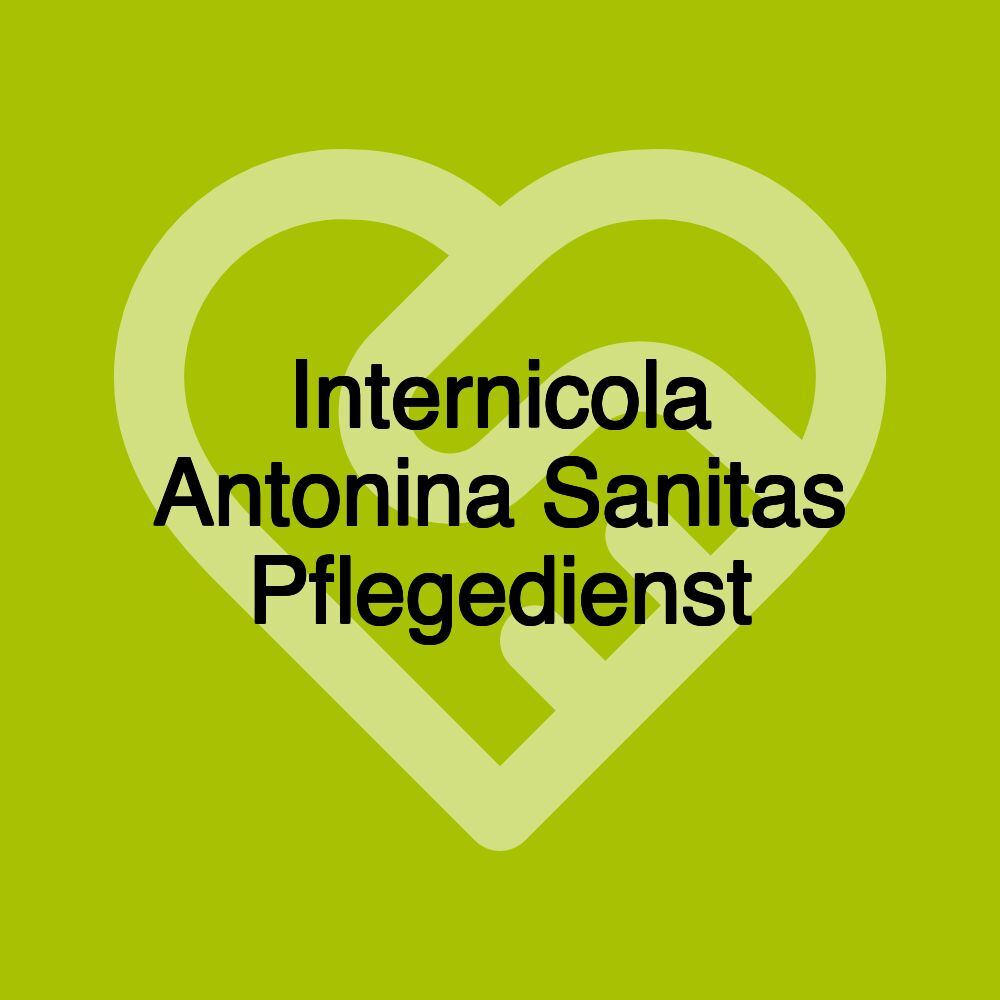 Internicola Antonina Sanitas Pflegedienst