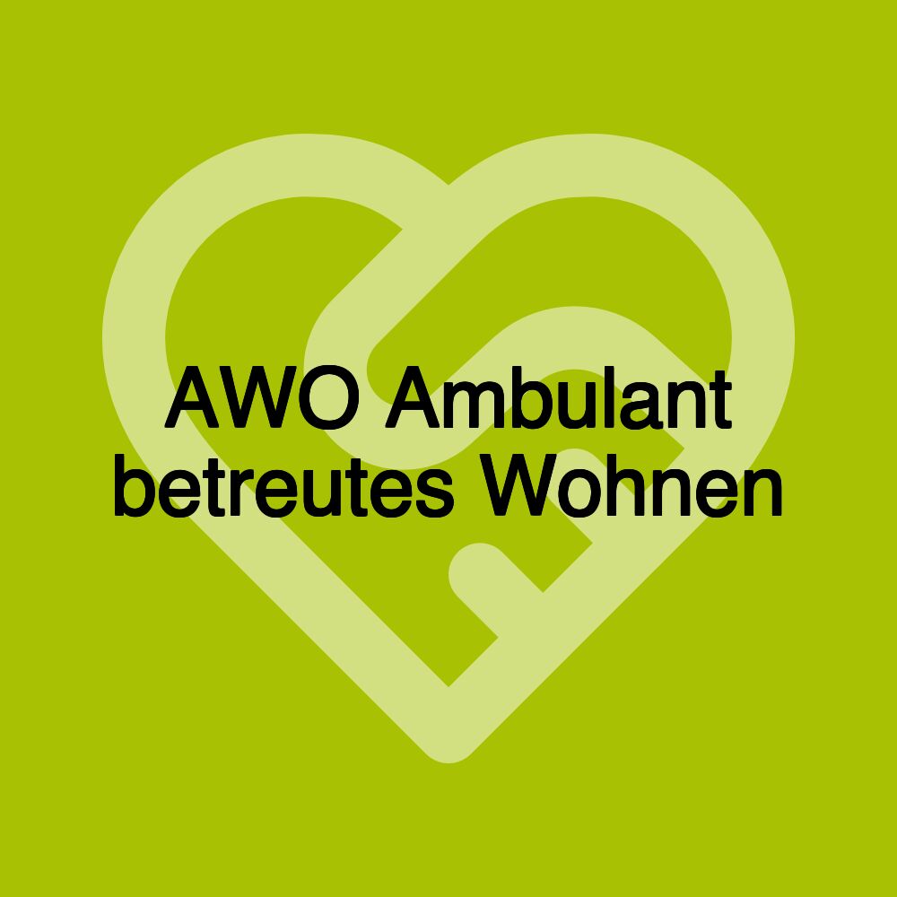 AWO Ambulant betreutes Wohnen