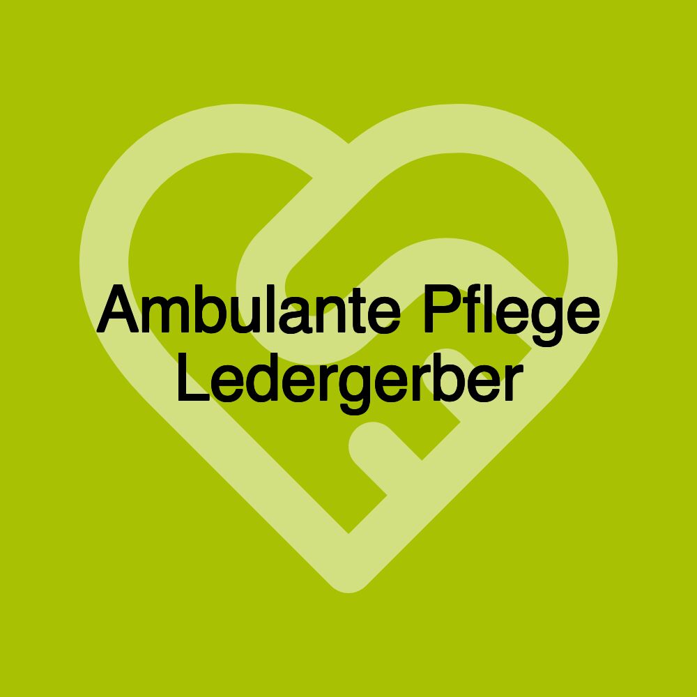 Ambulante Pflege Ledergerber