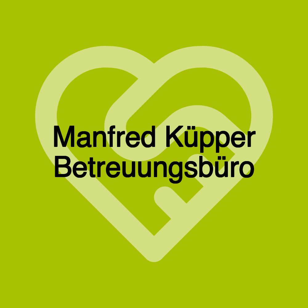 Manfred Küpper Betreuungsbüro