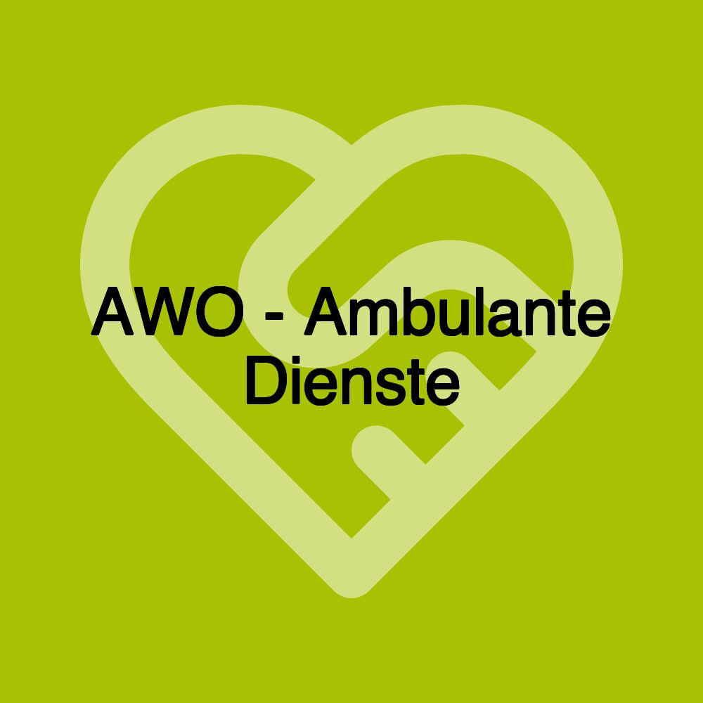 AWO - Ambulante Dienste