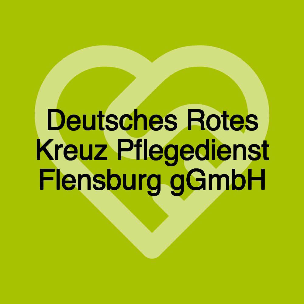 Deutsches Rotes Kreuz Pflegedienst Flensburg gGmbH