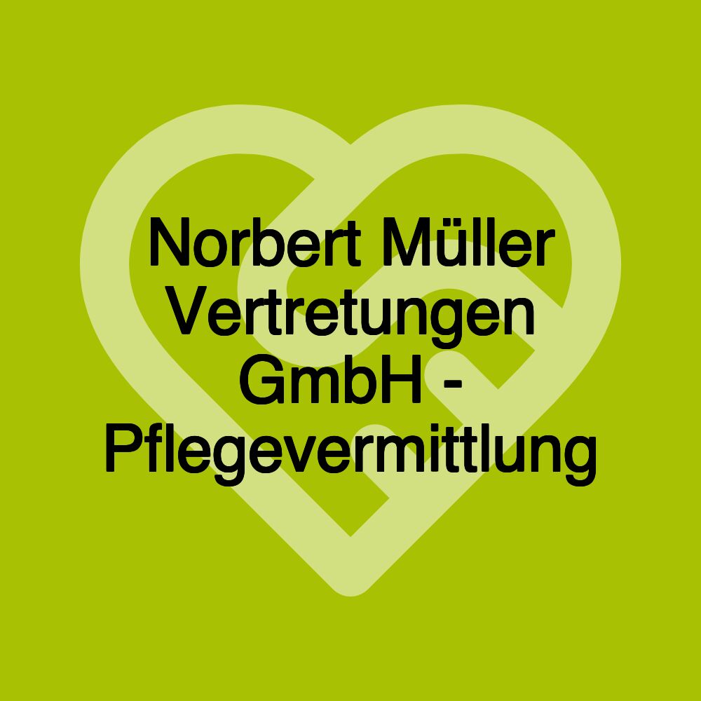 Norbert Müller Vertretungen GmbH - Pflegevermittlung