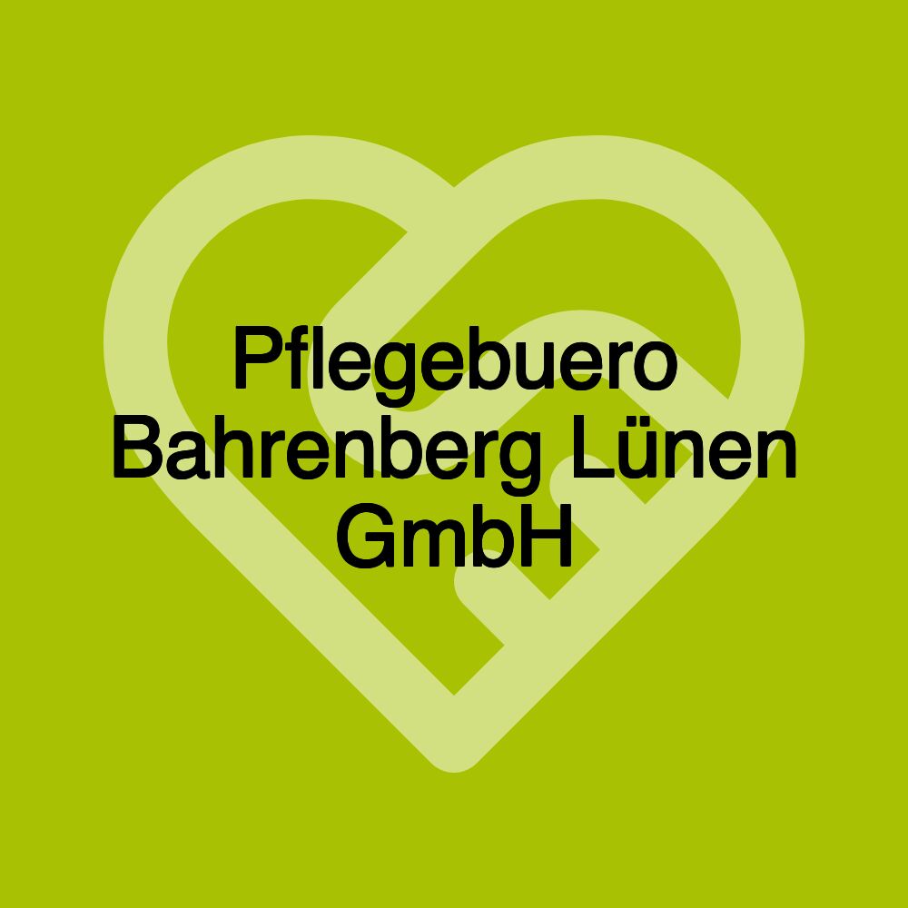 Pflegebuero Bahrenberg Lünen GmbH