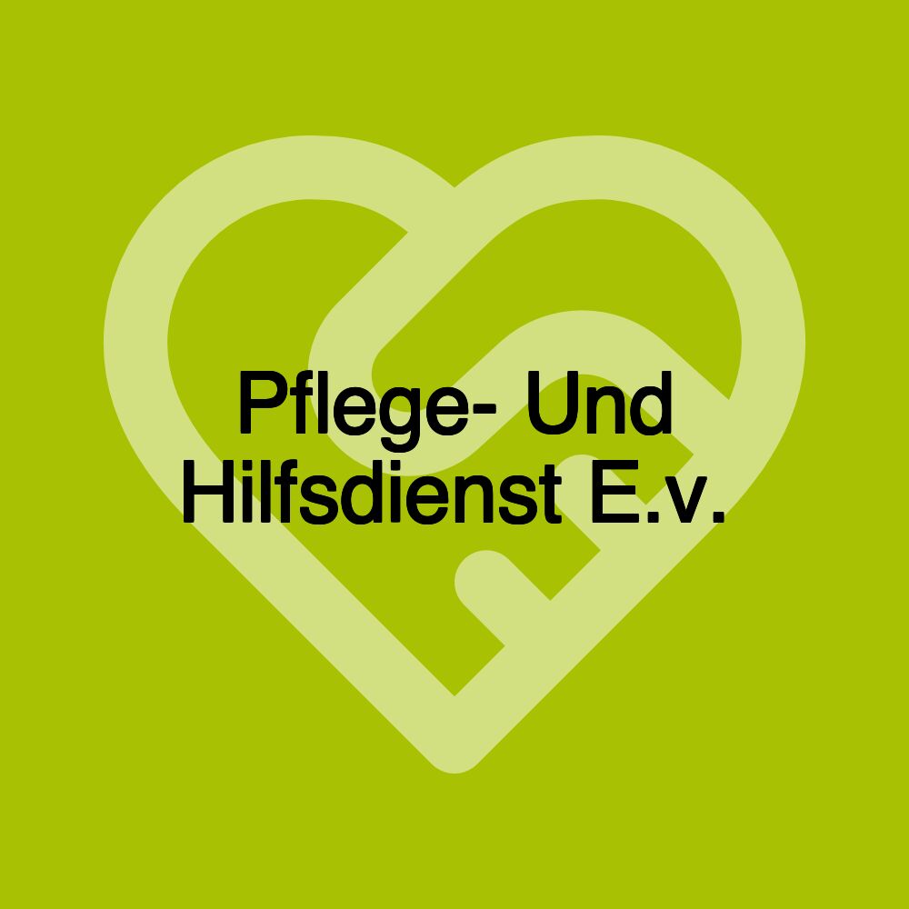 Pflege- Und Hilfsdienst E.v.