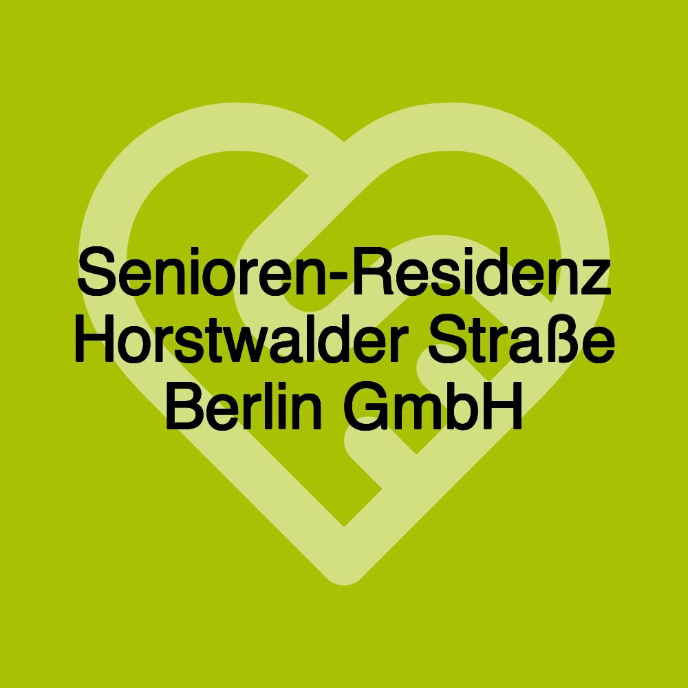 Senioren-Residenz Horstwalder Straße Berlin GmbH