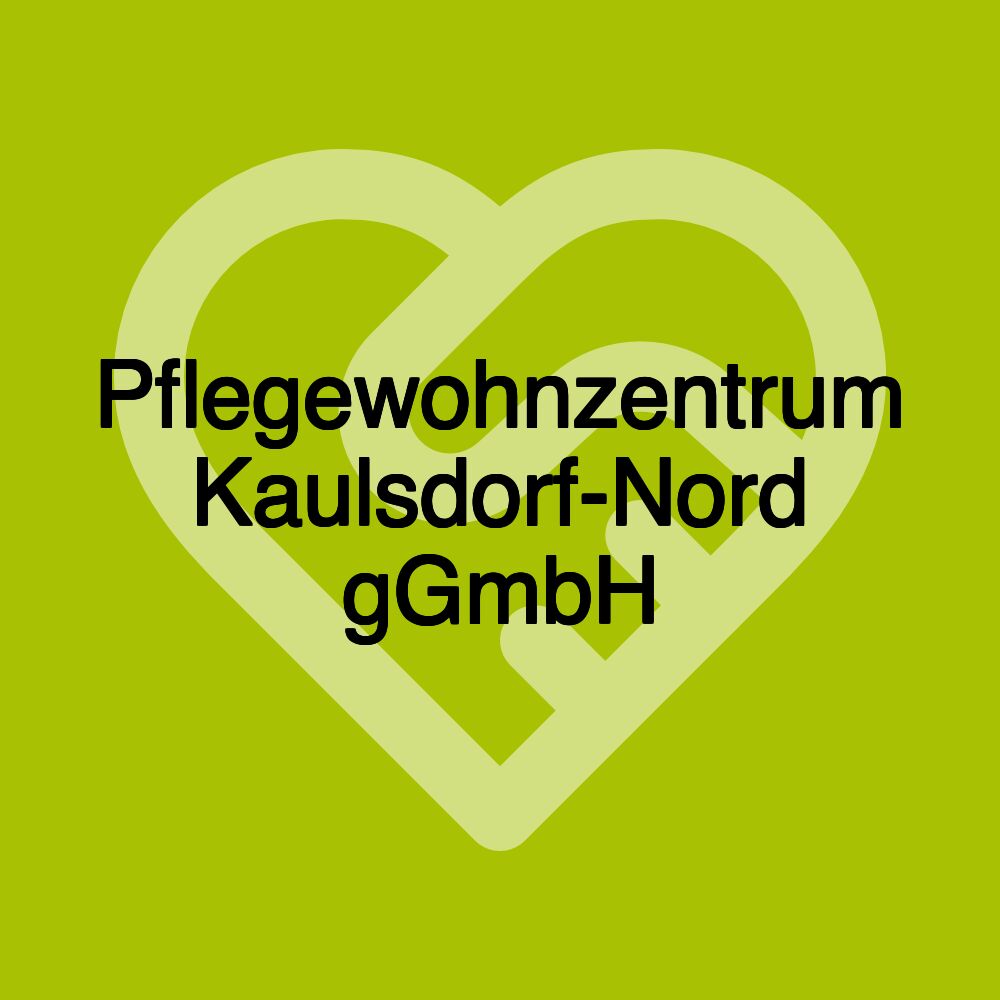 Pflegewohnzentrum Kaulsdorf-Nord gGmbH