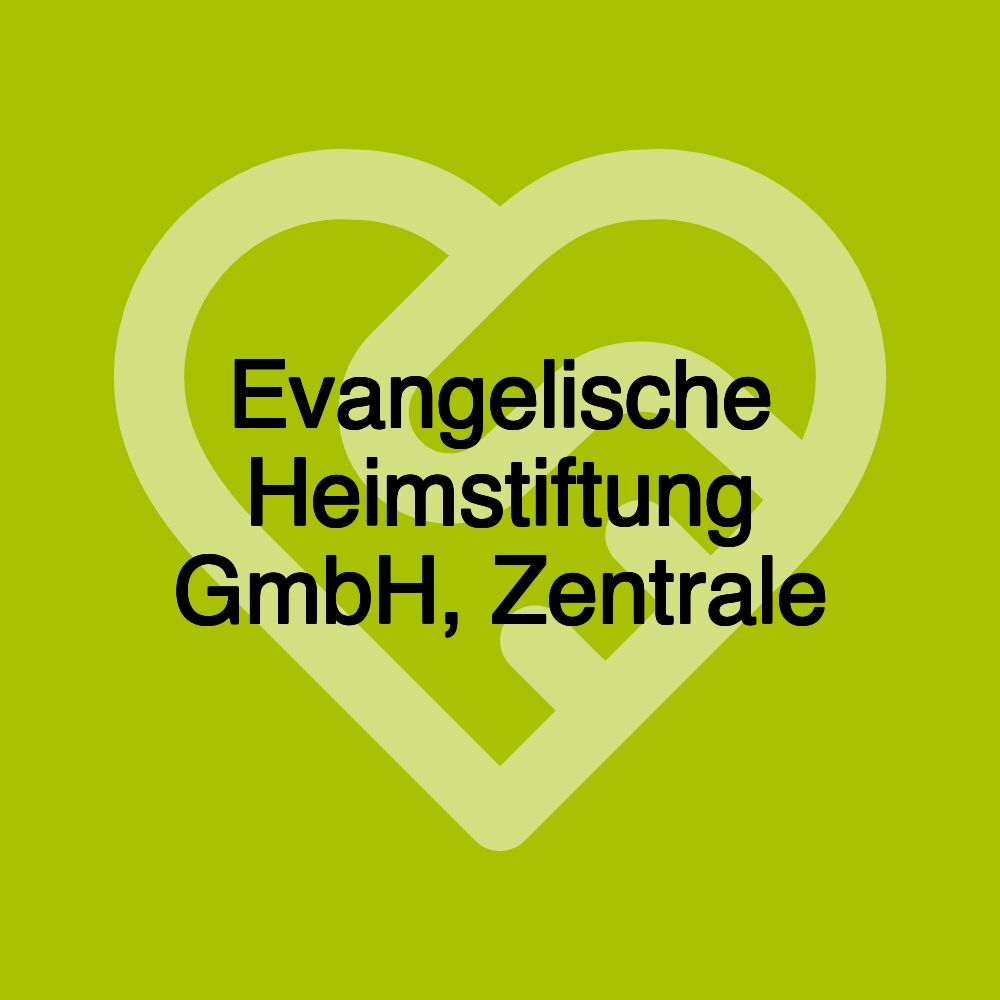 Evangelische Heimstiftung GmbH, Zentrale