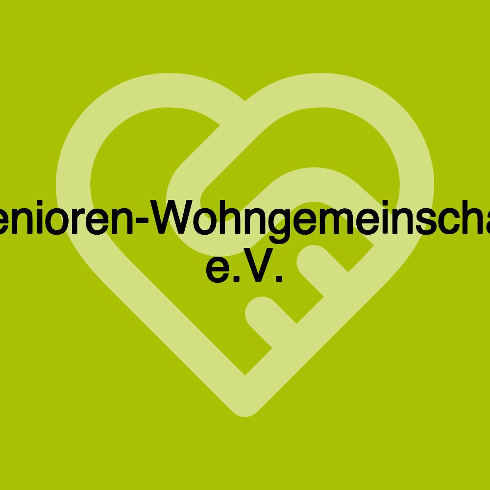 Senioren-Wohngemeinschaft e.V.