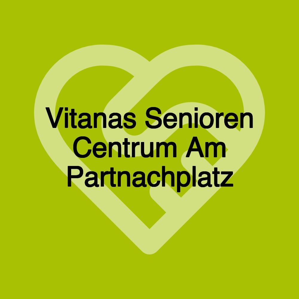 Vitanas Senioren Centrum Am Partnachplatz