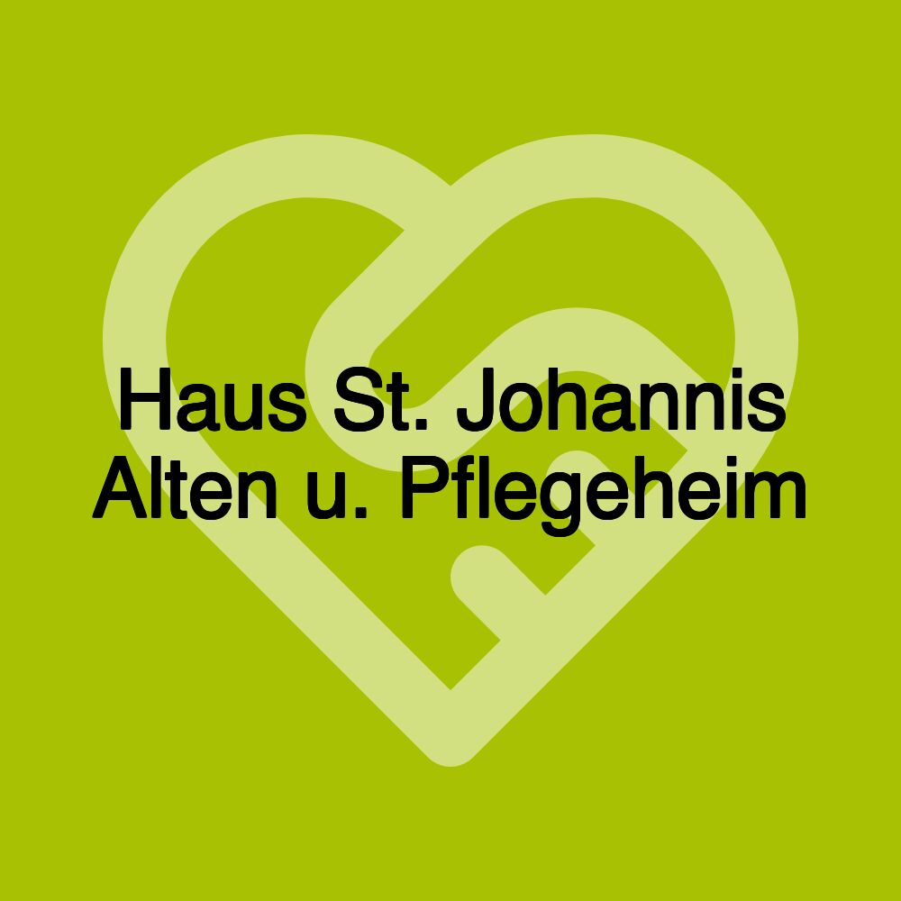 Haus St. Johannis Alten u. Pflegeheim