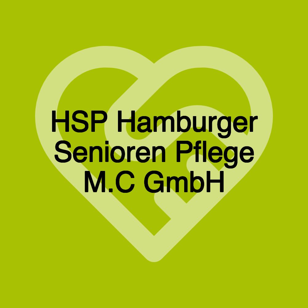 HSP Hamburger Senioren Pflege M.C GmbH