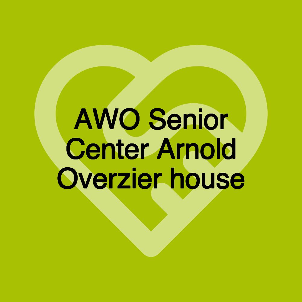 AWO Senior Center Arnold Overzier house