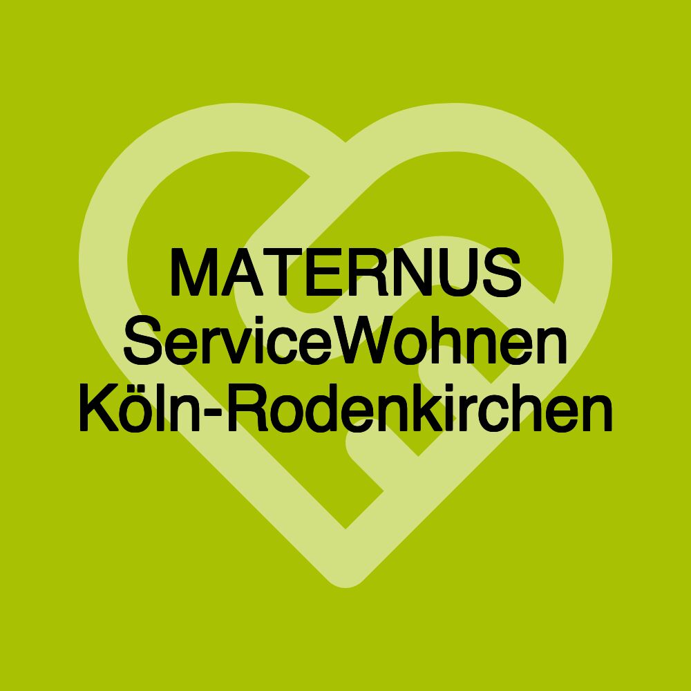 MATERNUS ServiceWohnen Köln-Rodenkirchen