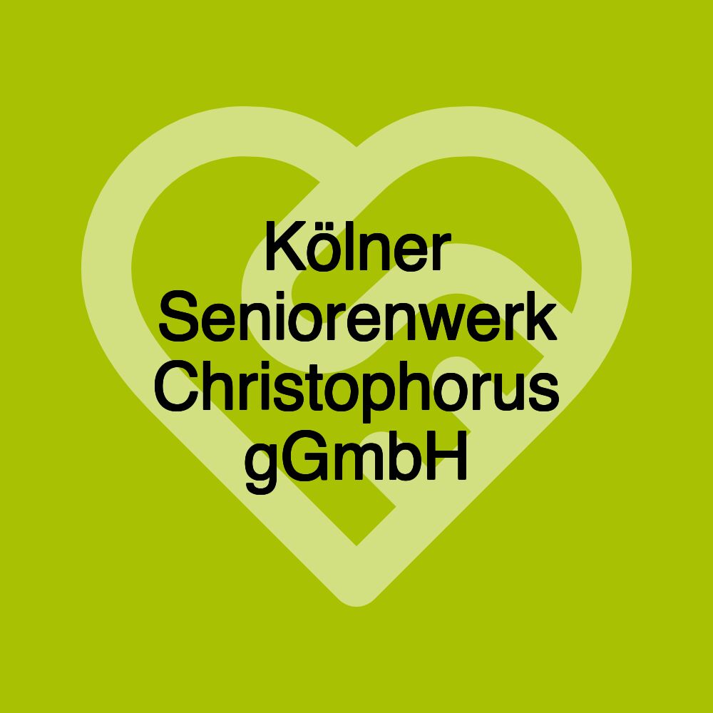 Kölner Seniorenwerk Christophorus gGmbH