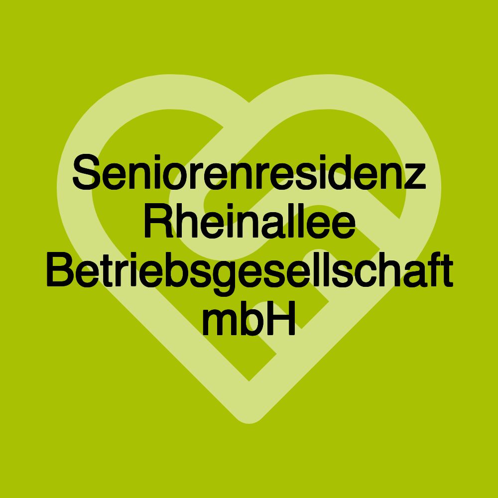 Seniorenresidenz Rheinallee Betriebsgesellschaft mbH