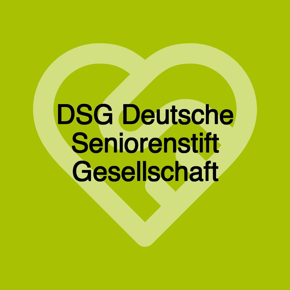 DSG Deutsche Seniorenstift Gesellschaft