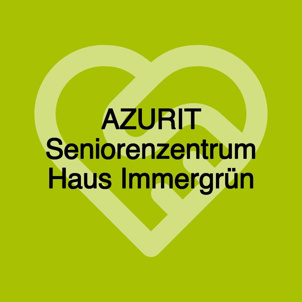 AZURIT Seniorenzentrum Haus Immergrün