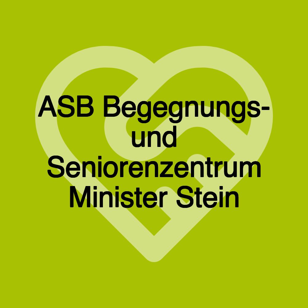 ASB Begegnungs- und Seniorenzentrum Minister Stein