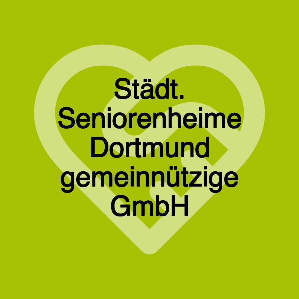 Städt. Seniorenheime Dortmund gemeinnützige GmbH