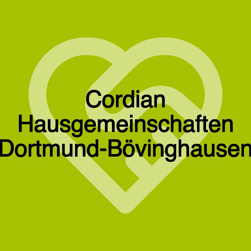 Cordian Hausgemeinschaften Dortmund-Bövinghausen