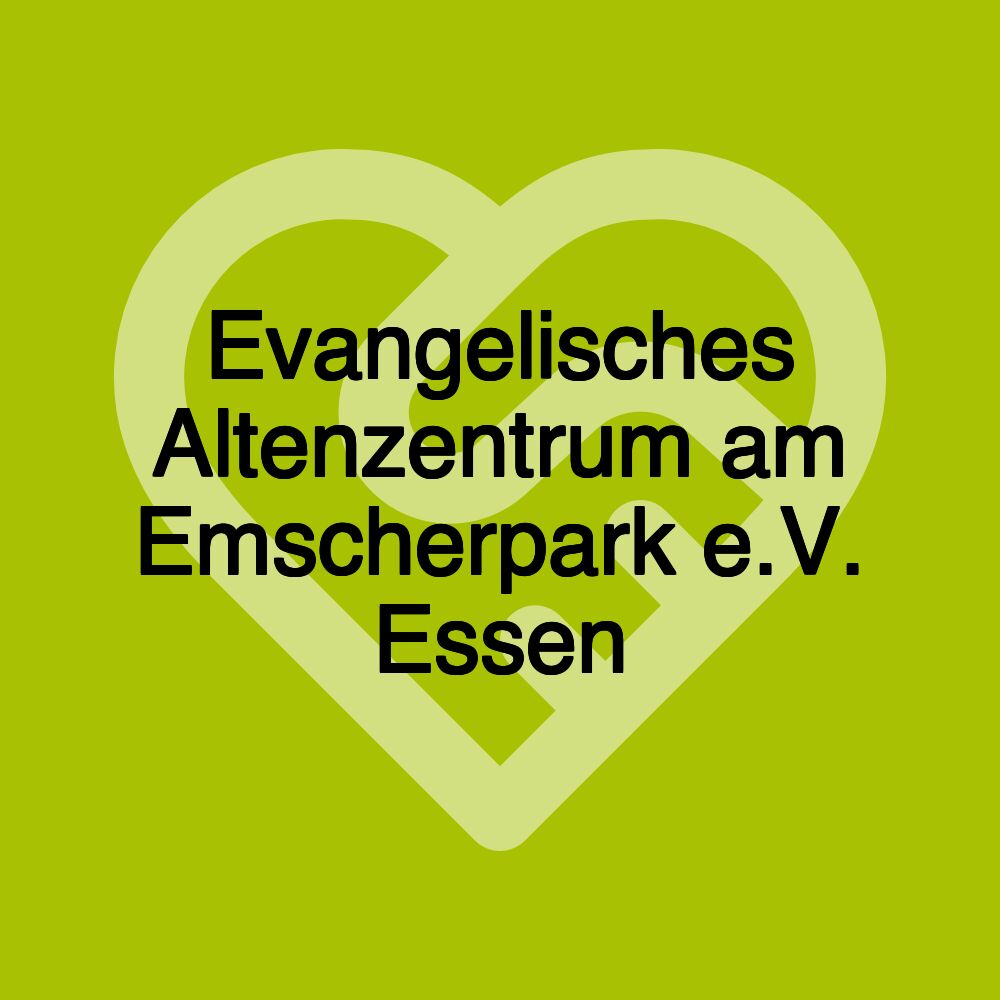 Evangelisches Altenzentrum am Emscherpark e.V. Essen