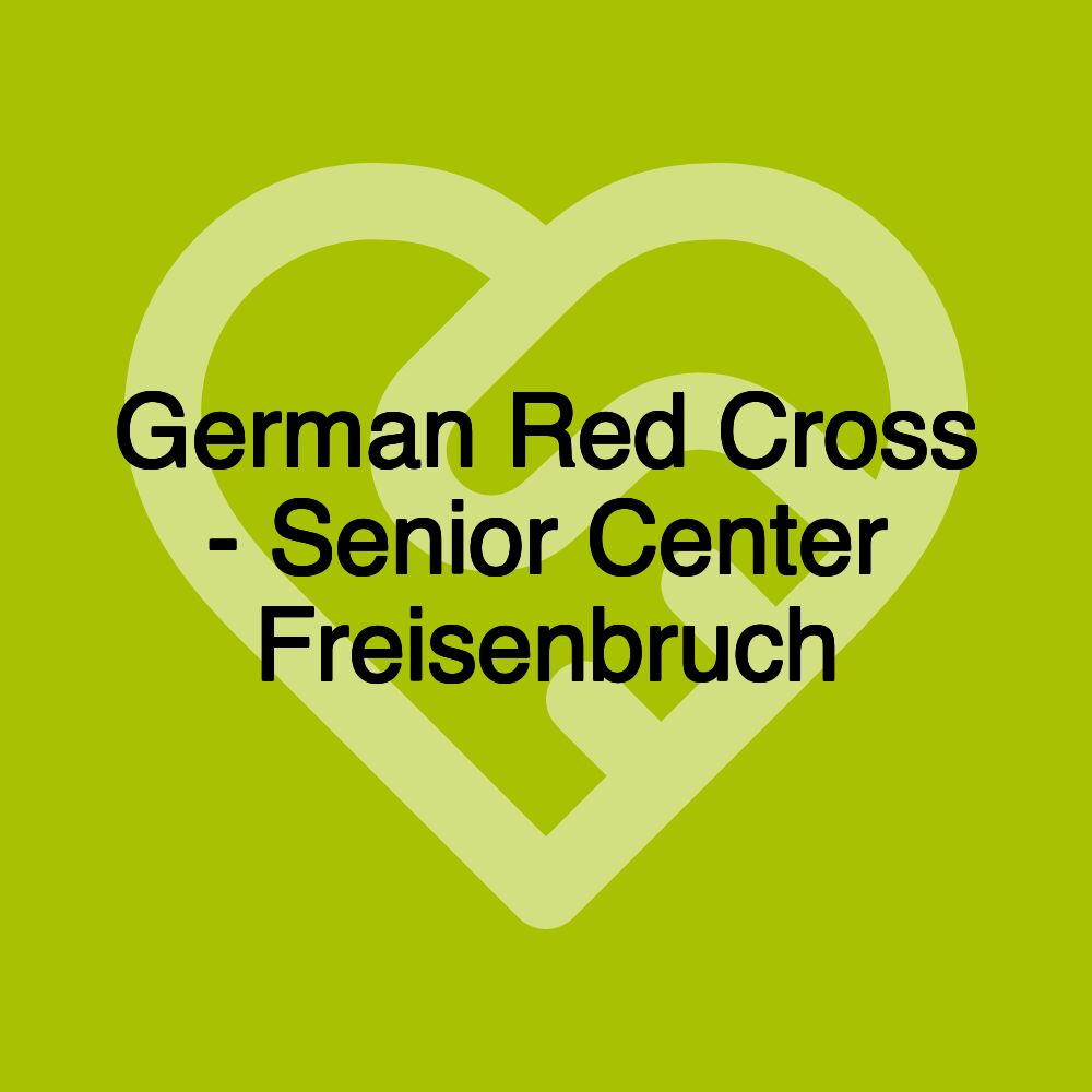 German Red Cross - Senior Center Freisenbruch