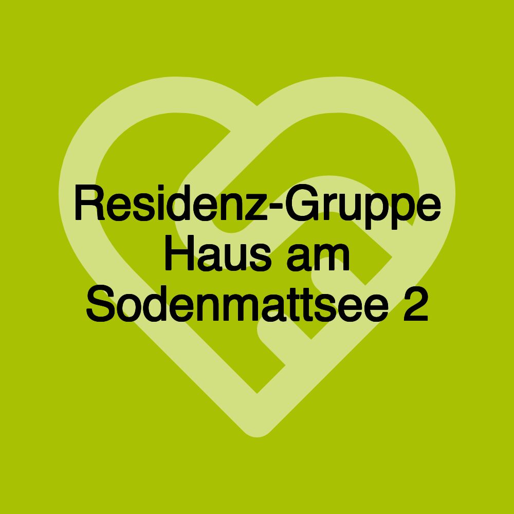 Residenz-Gruppe Haus am Sodenmattsee 2