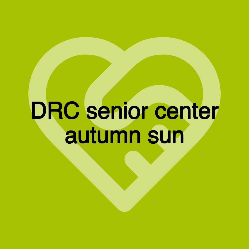 DRC senior center autumn sun