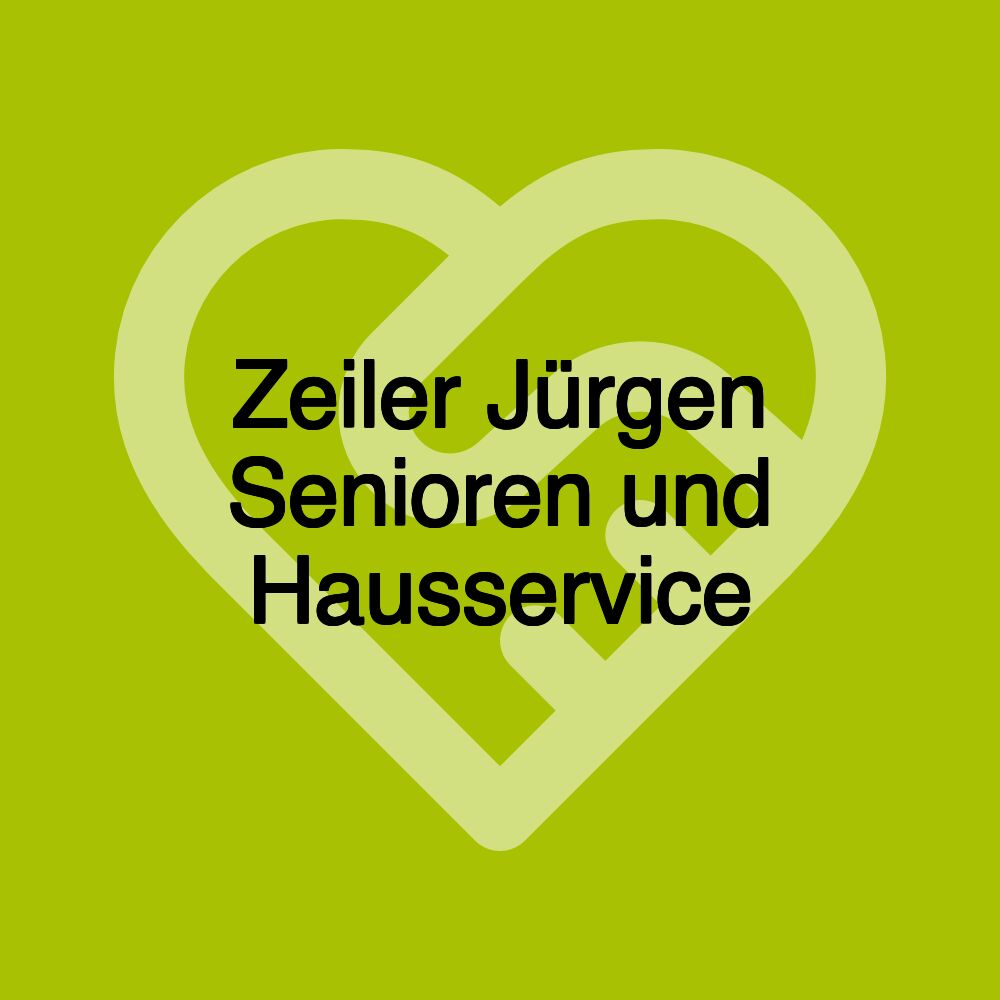 Zeiler Jürgen Senioren und Hausservice