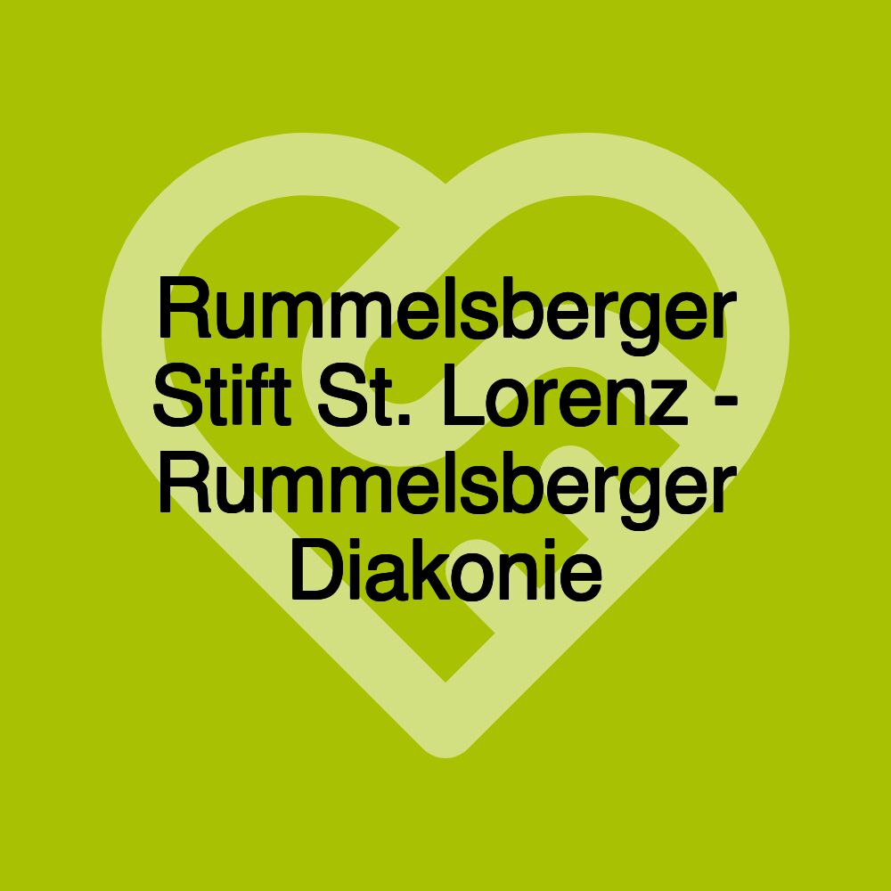 Rummelsberger Stift St. Lorenz - Rummelsberger Diakonie