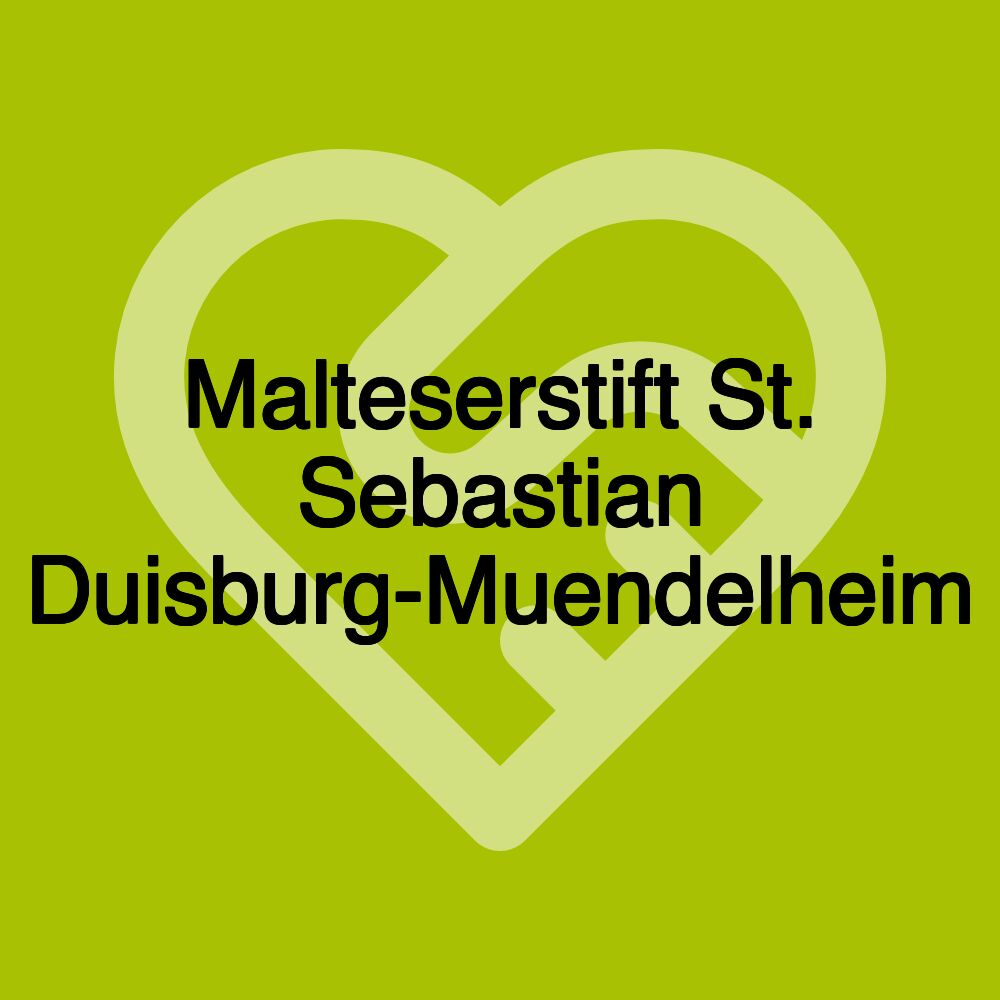 Malteserstift St. Sebastian Duisburg-Muendelheim