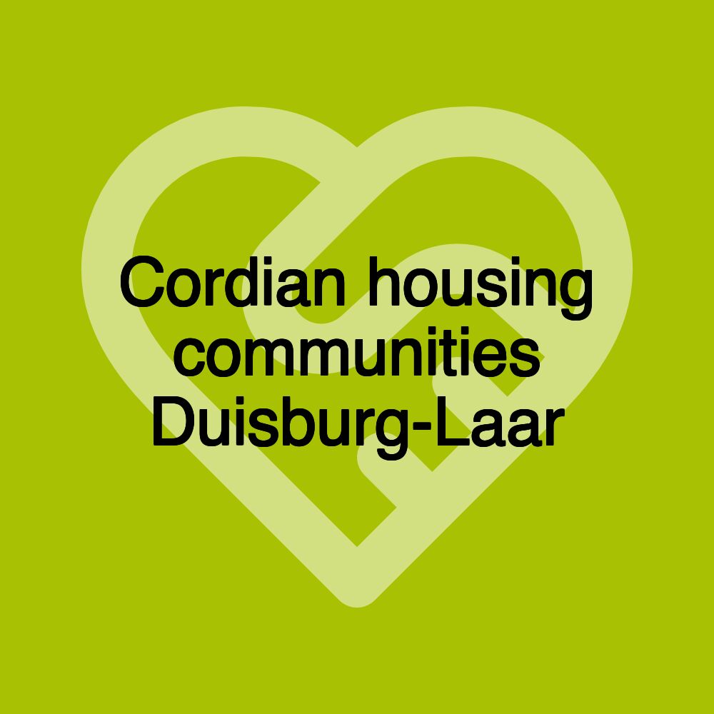 Cordian housing communities Duisburg-Laar