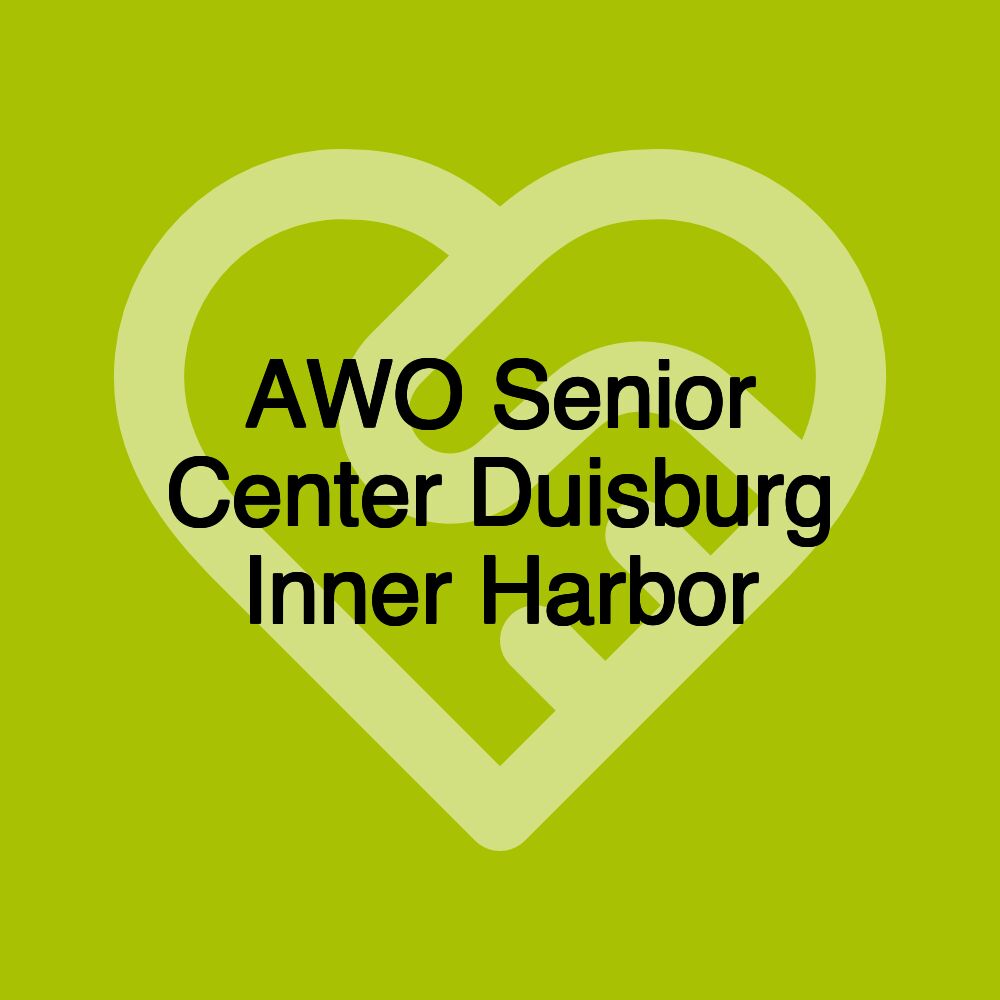 AWO Senior Center Duisburg Inner Harbor