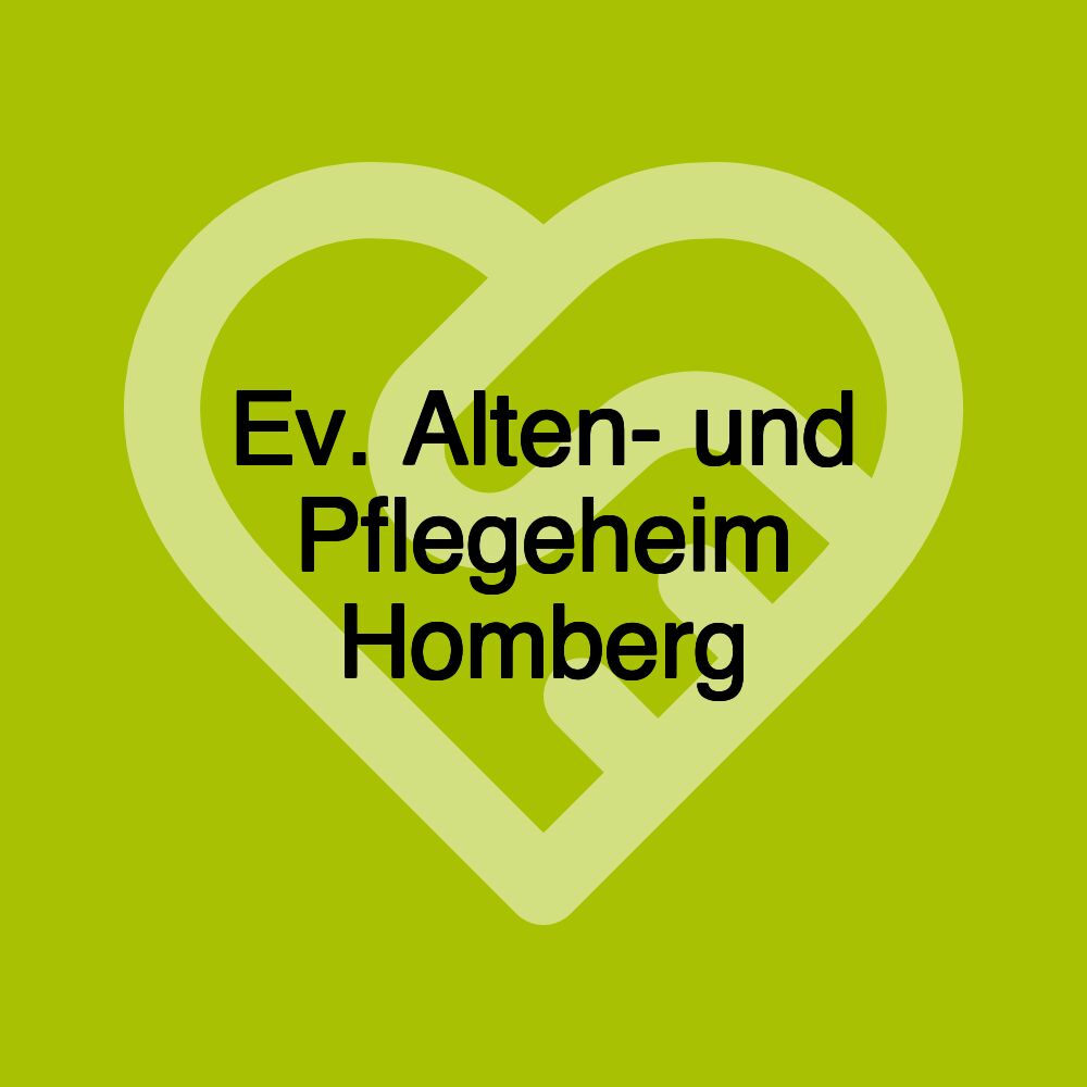 Ev. Alten- und Pflegeheim Homberg