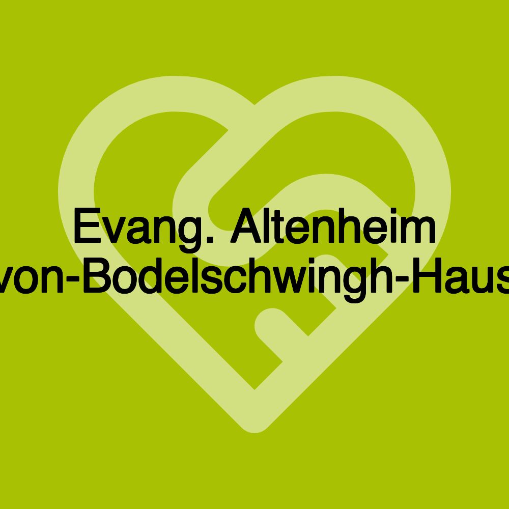 Evang. Altenheim von-Bodelschwingh-Haus