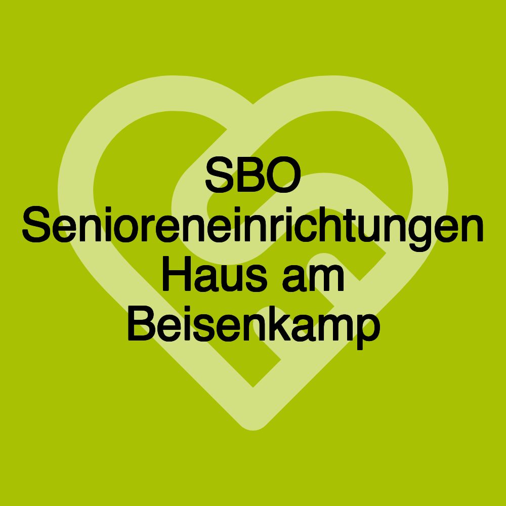 SBO Senioreneinrichtungen Haus am Beisenkamp