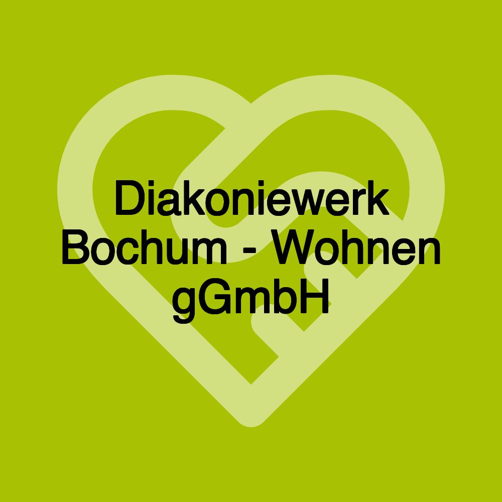 Diakoniewerk Bochum - Wohnen gGmbH