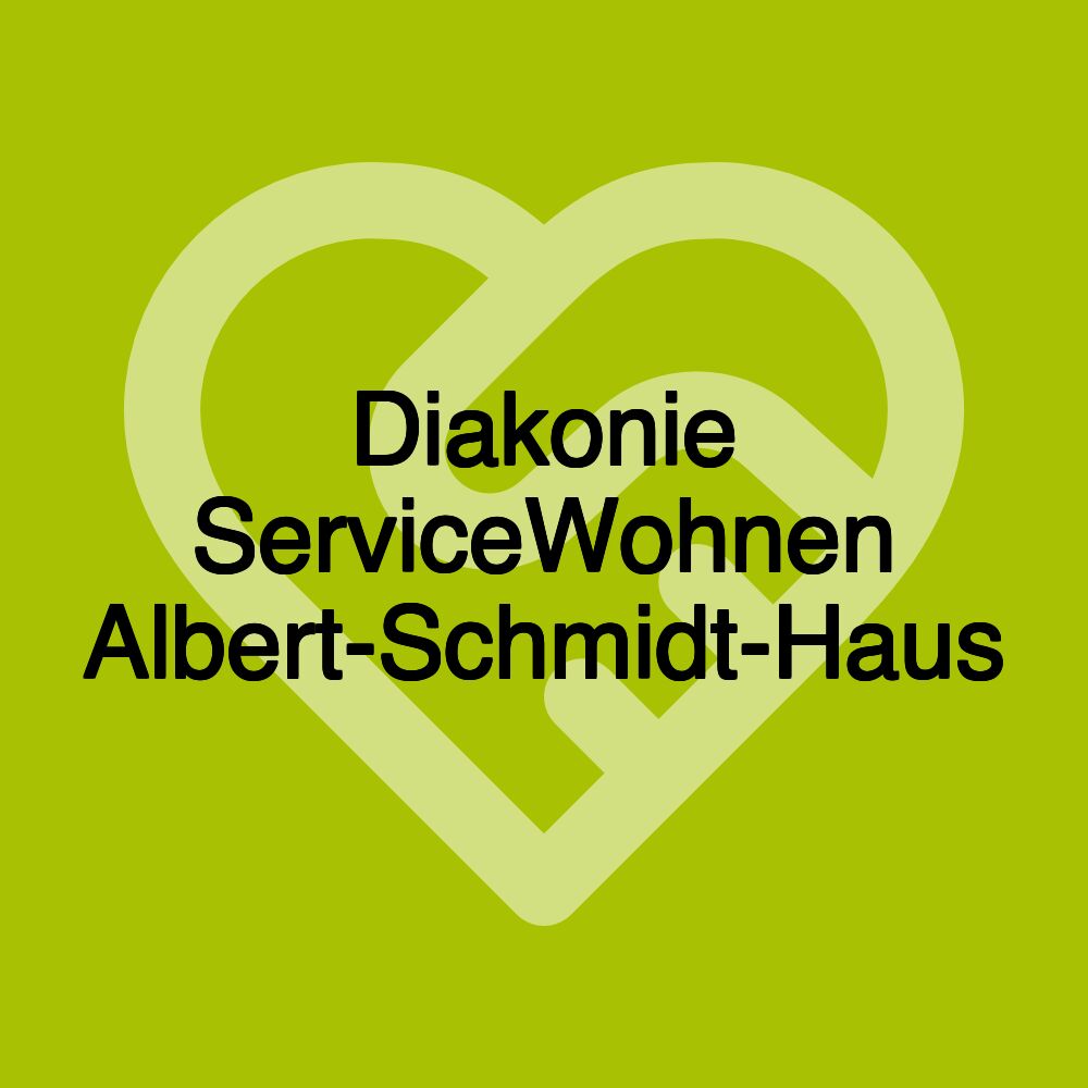 Diakonie ServiceWohnen Albert-Schmidt-Haus