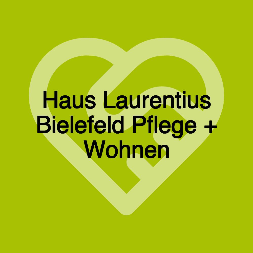 Haus Laurentius Bielefeld Pflege + Wohnen