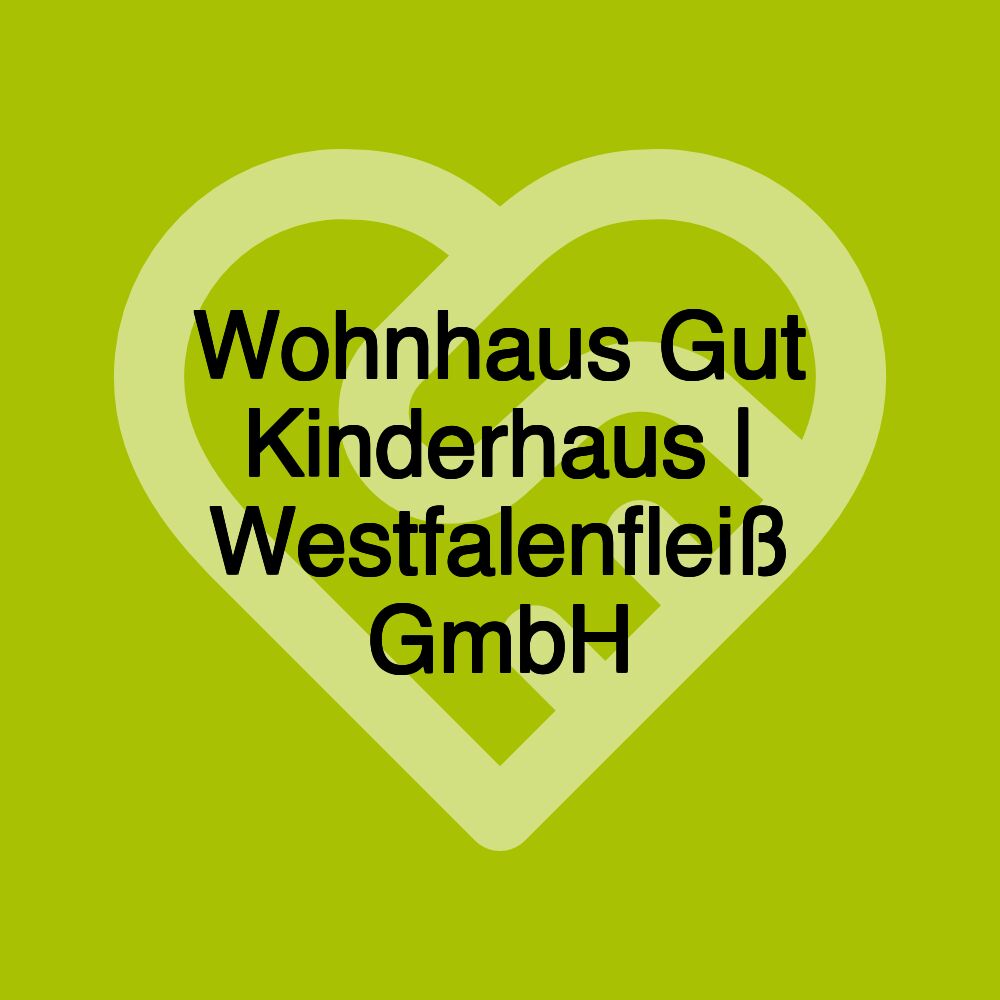 Wohnhaus Gut Kinderhaus | Westfalenfleiß GmbH