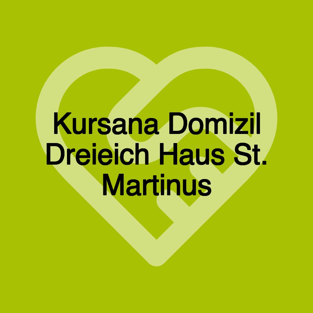 Kursana Domizil Dreieich Haus St. Martinus