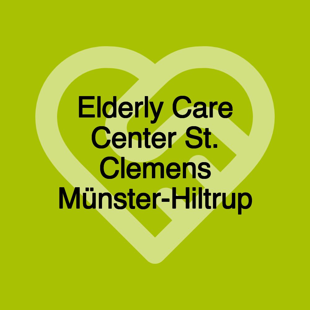 Elderly Care Center St. Clemens Münster-Hiltrup