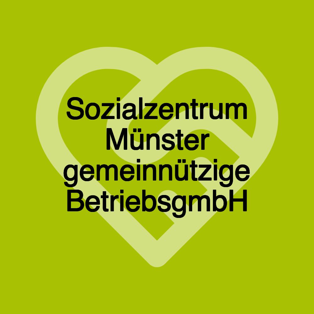 Sozialzentrum Münster gemeinnützige BetriebsgmbH