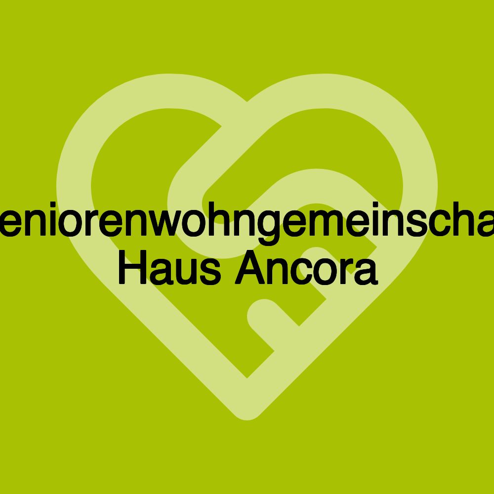 Seniorenwohngemeinschaft Haus Ancora