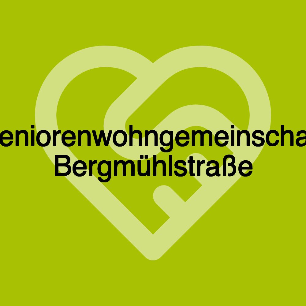 Seniorenwohngemeinschaft Bergmühlstraße