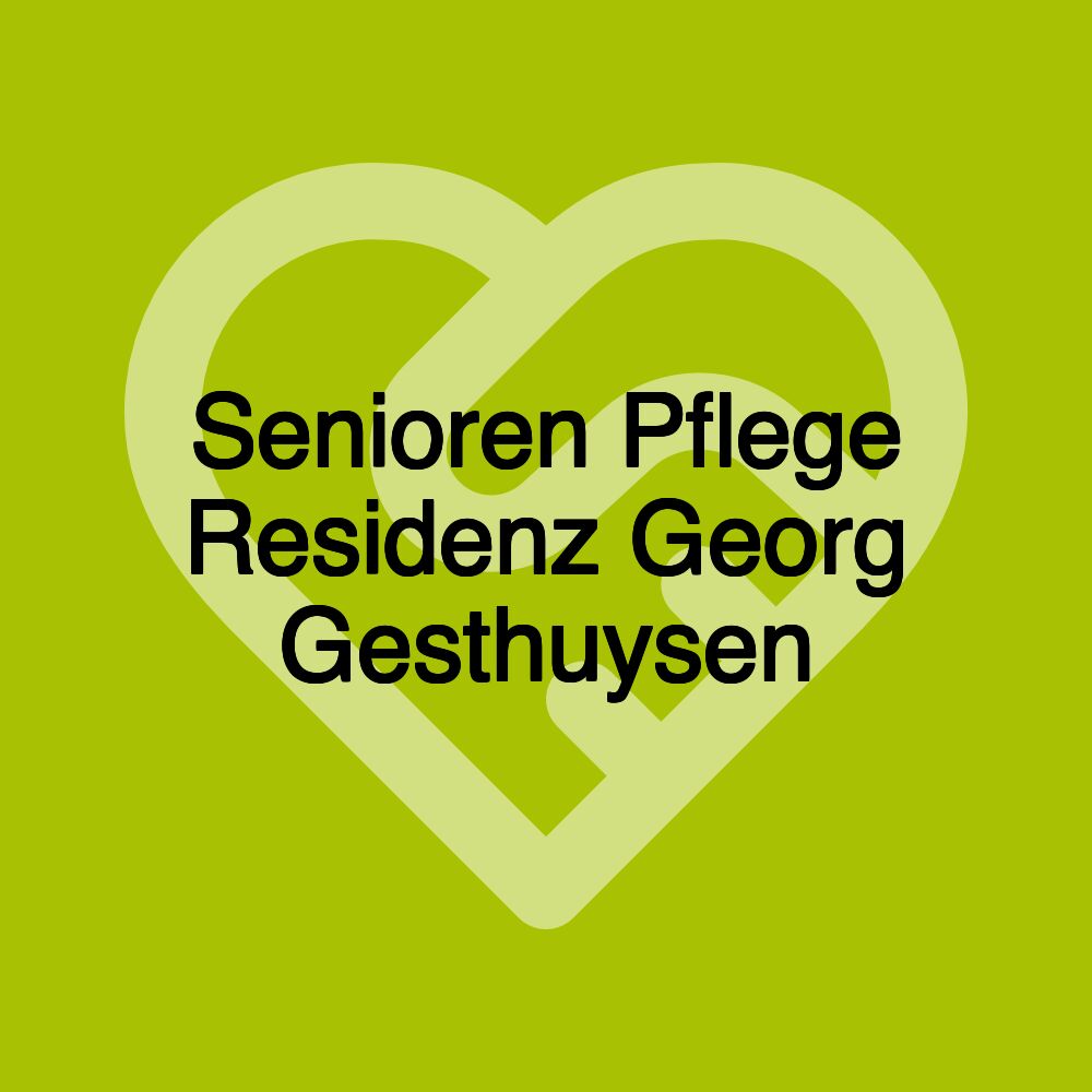 Senioren Pflege Residenz Georg Gesthuysen